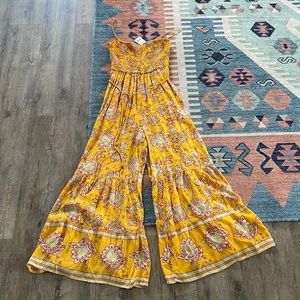 Nwt free people wide leg jumpsuit
